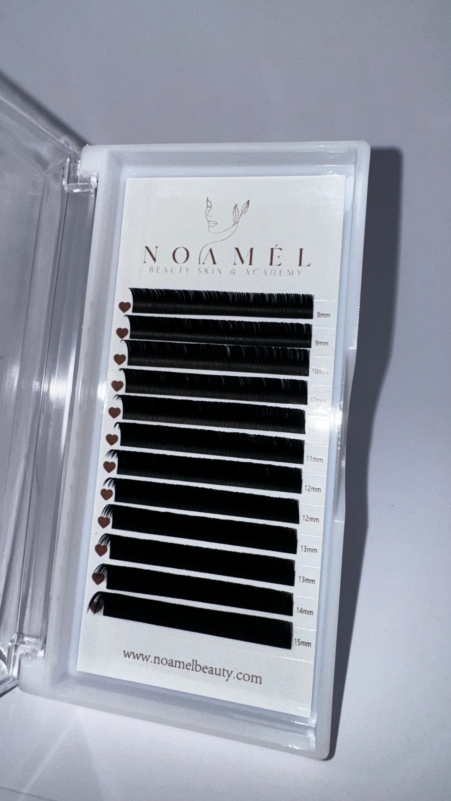 Matte Black Flat Lashes -1:1 Technik D Curl 0,20
