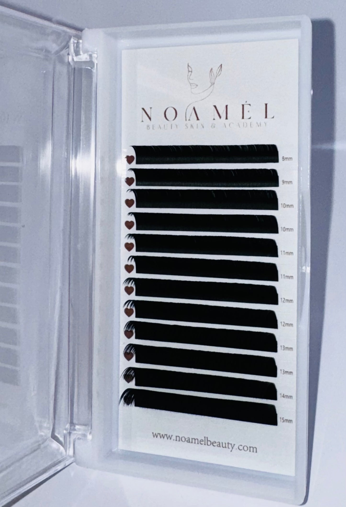 Matte Black Flat Lashes – 1:1 Technin D Curl 0,15