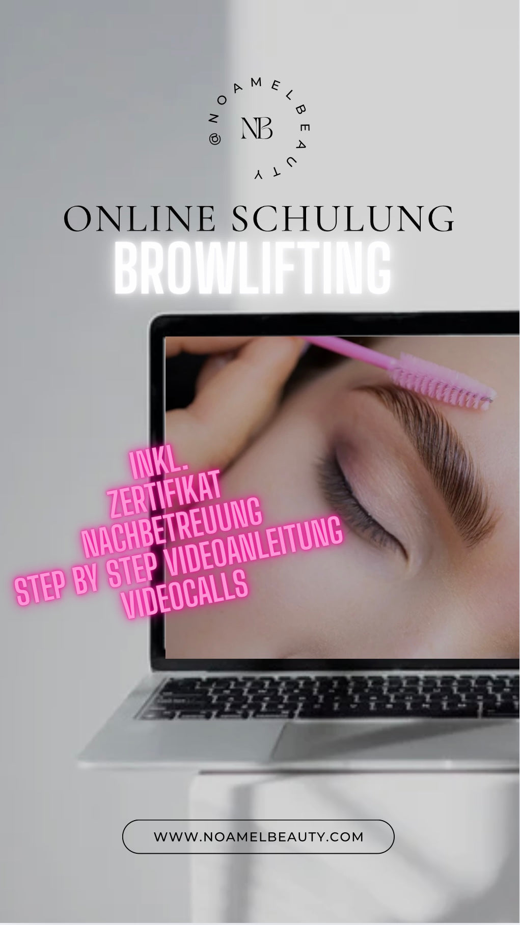 Online Browlifting Schulung