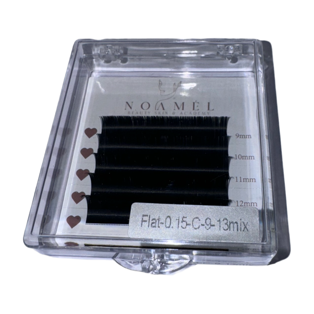 Try me -Cashmere Collection -Classic Flat C - Curl Lashes 0.15 Mixbox 9-13mm