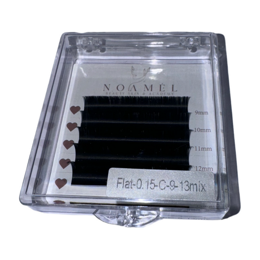 Try me -Cashmere Collection -Classic Flat C - Curl Lashes 0.15 Mixbox 9-13mm