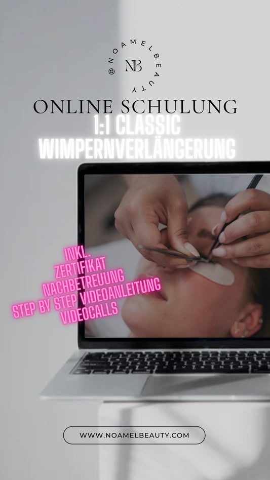 Wimpernverlängerung 1:1 Technik